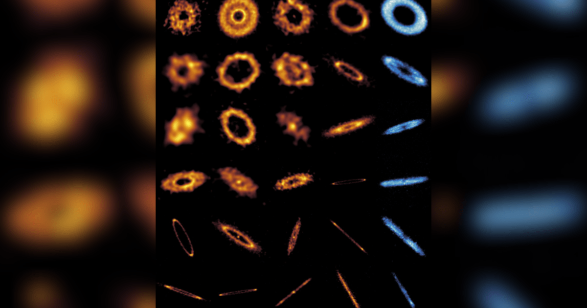 24 anéis de todas as formas e tamanhos são registrados por astrônomos  • Divulgação/ESO