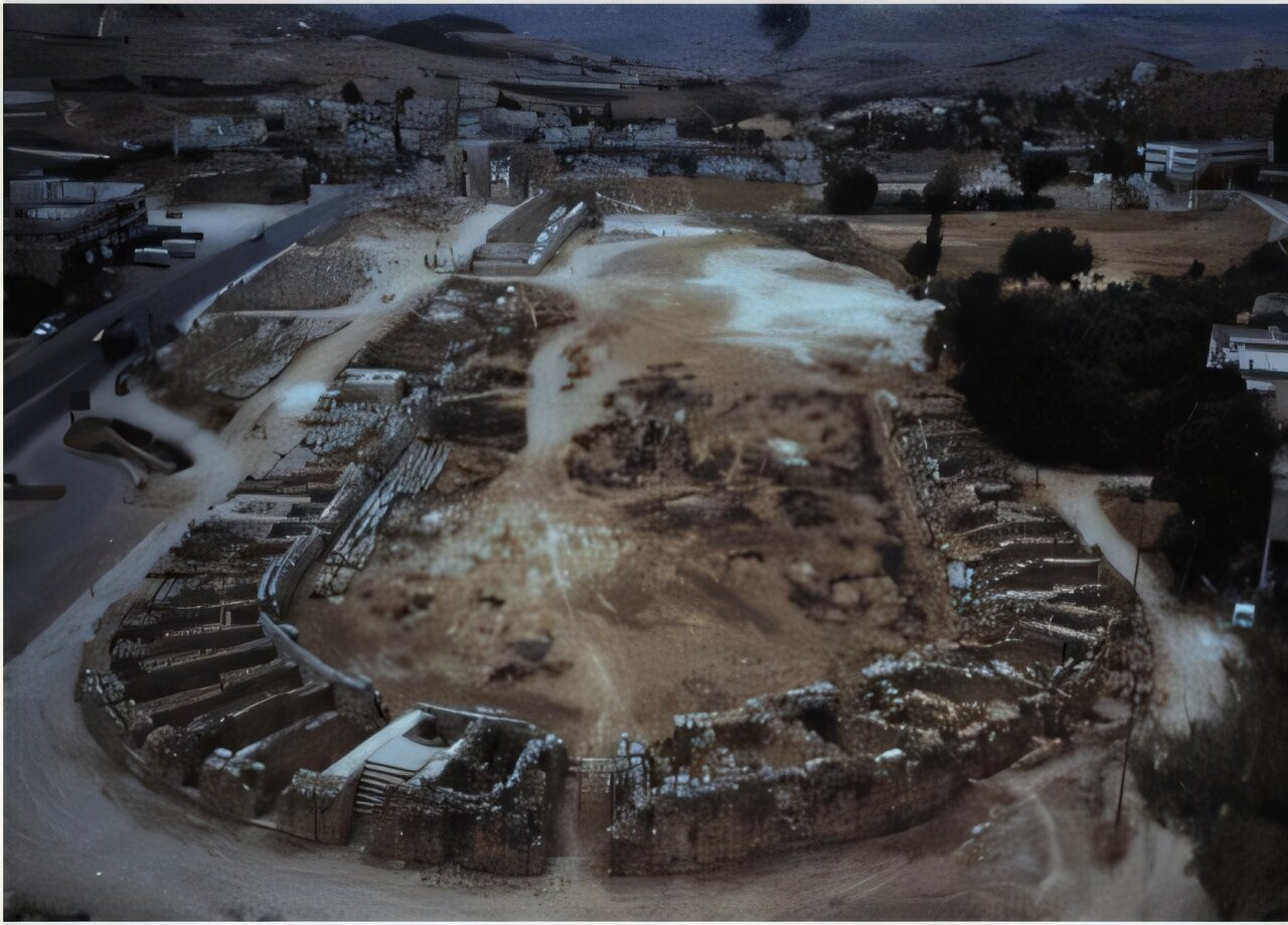 Foi no antigo hipódromo de Jerash, na atual Jordânia, que a vala contendo cerca de 230 restos m...