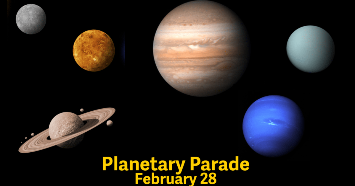 Mercúrio, Vênus, Netuno, Saturno, Urano e Júpiter aparecerão no céu logo após o pôr do sol...