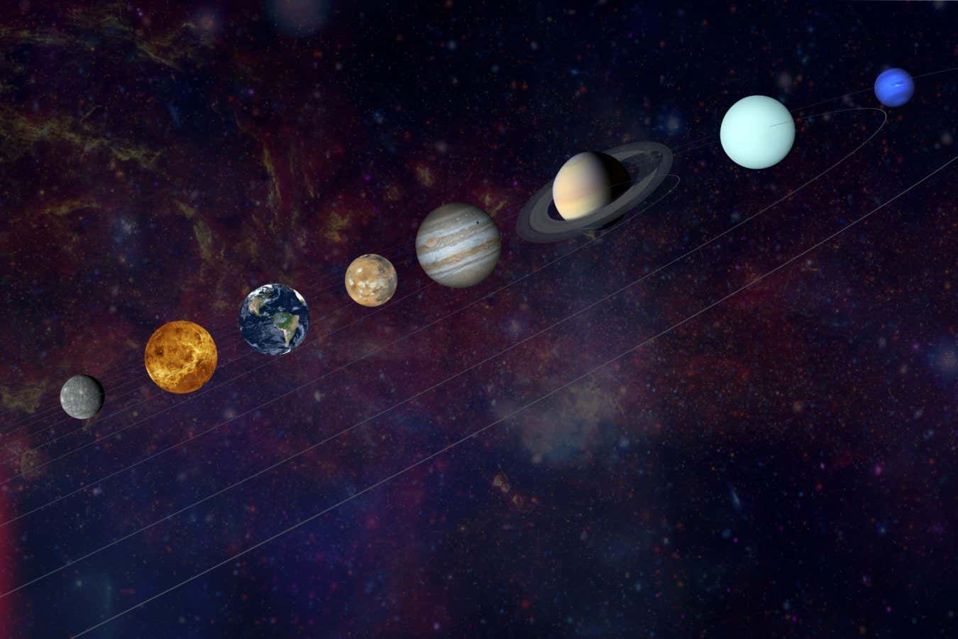 Every few years, the planets appear in a lineGetty Images