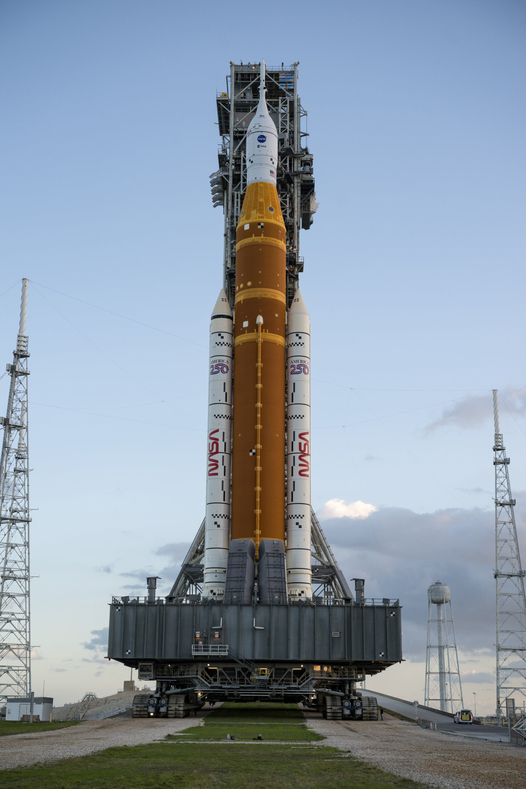 Artemis II rolls again