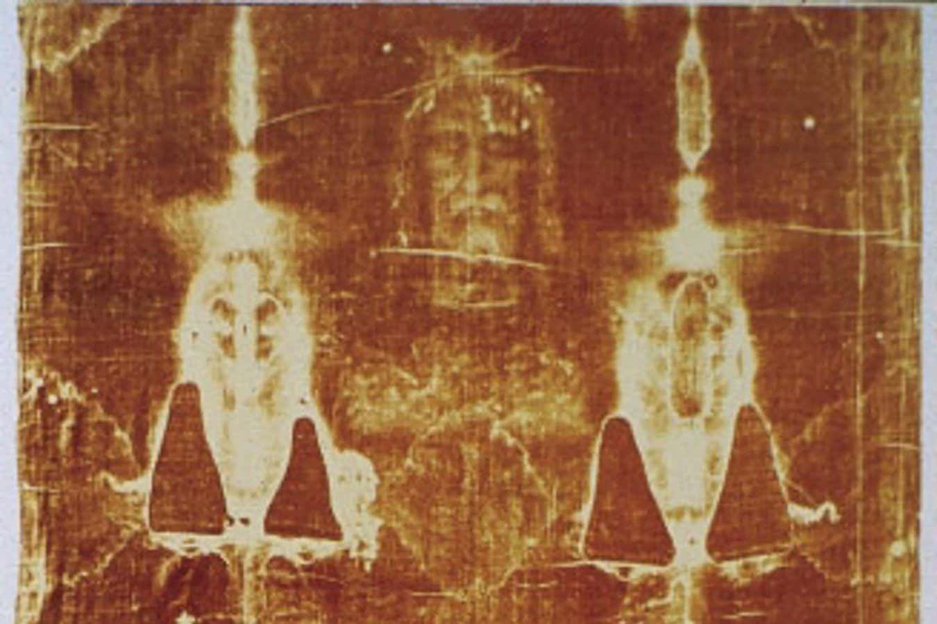 The Turin Shroud bears an image of a man said to resemble Jesus Christpublic domain/Art Collectio...