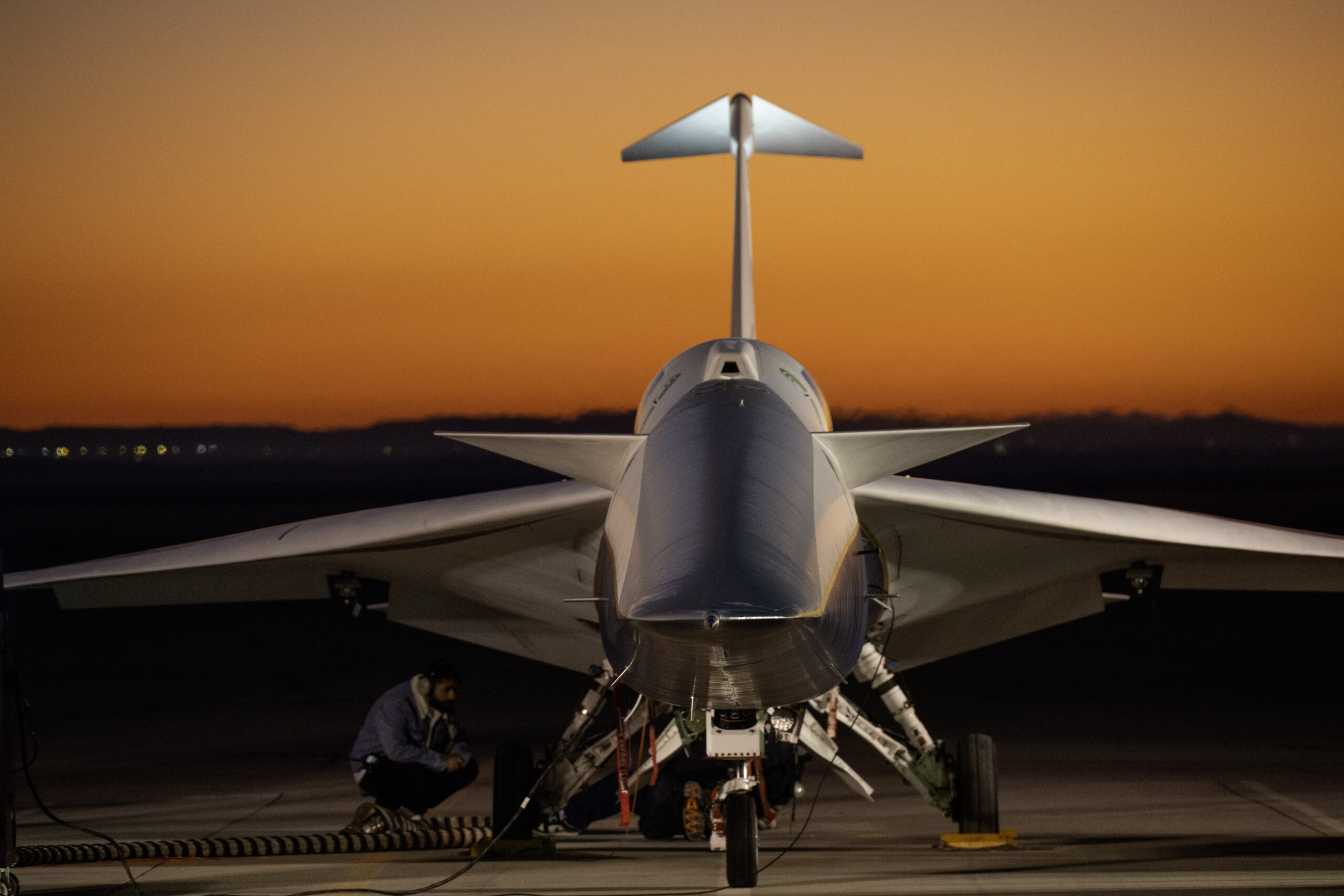 Less will be accompanied by NASA test pilot Nils Larson, who will be flying nearby in a NASA F/A-...
