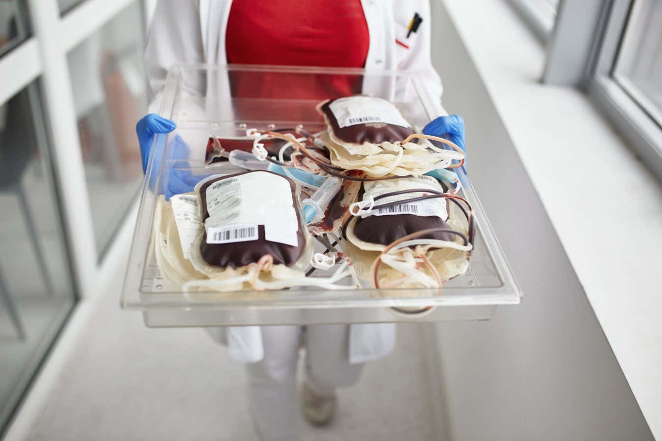 Donated blood usually comes from anonymous volunteers, and is screened for safetyGetty Images