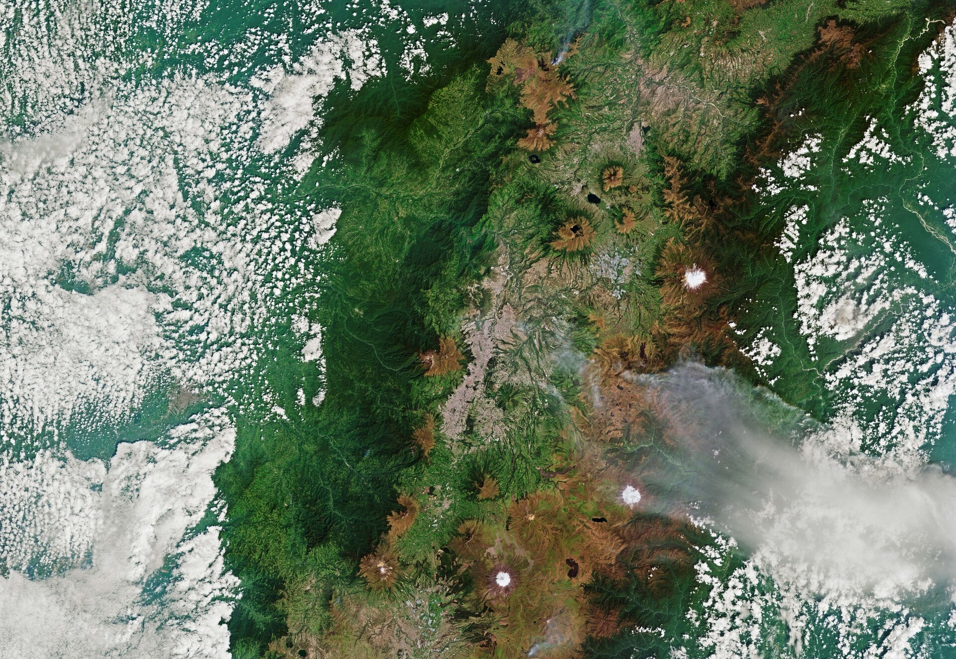 Earth from Space: Quito’s volcanic landscape