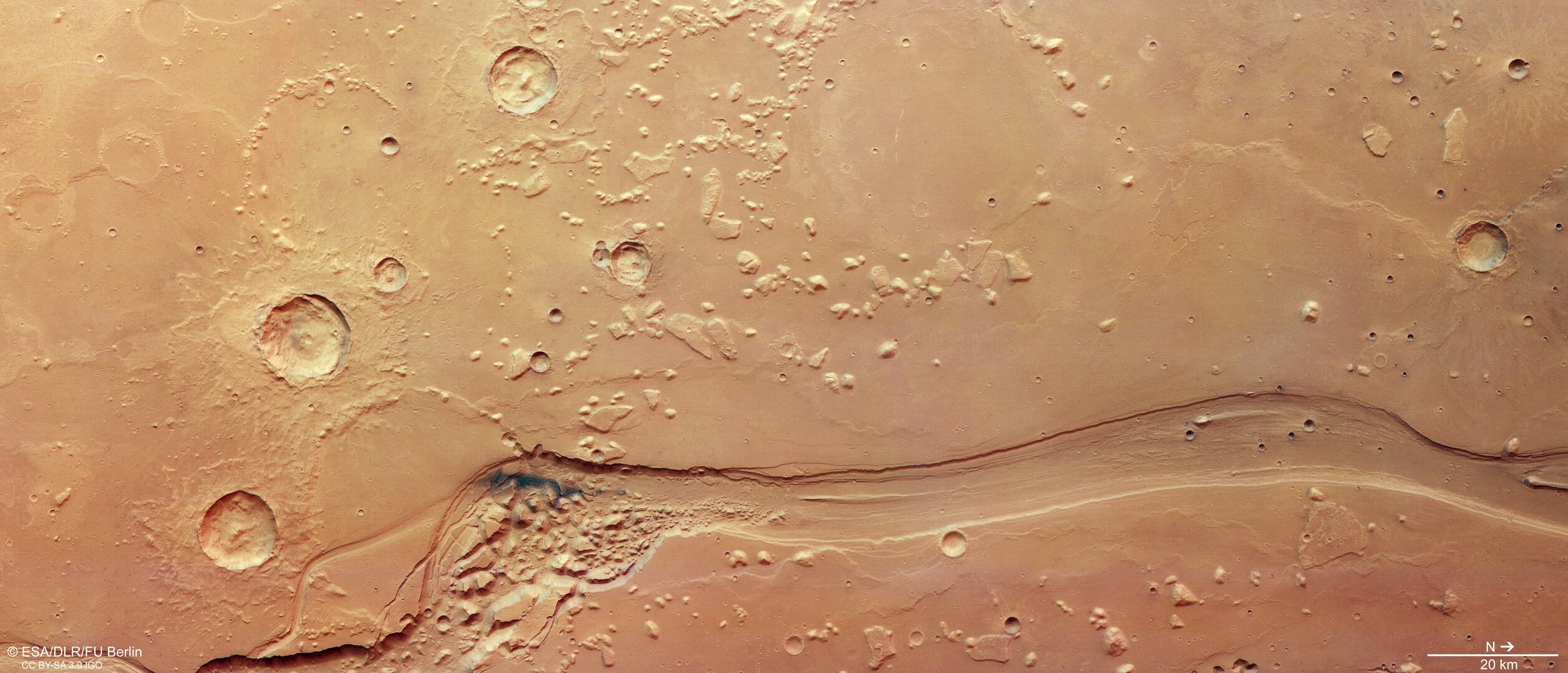 Waterworn chaos on Mars