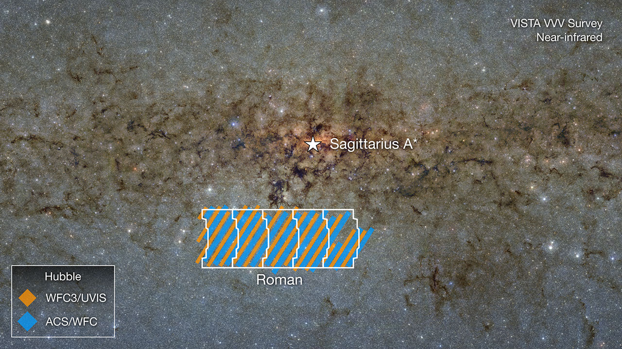 NASA, Alyssa Pagan (STScI); Acknowledgment: VISTA, Dante Minniti (UNAB), Ignacio Toledo (ALMA), M...