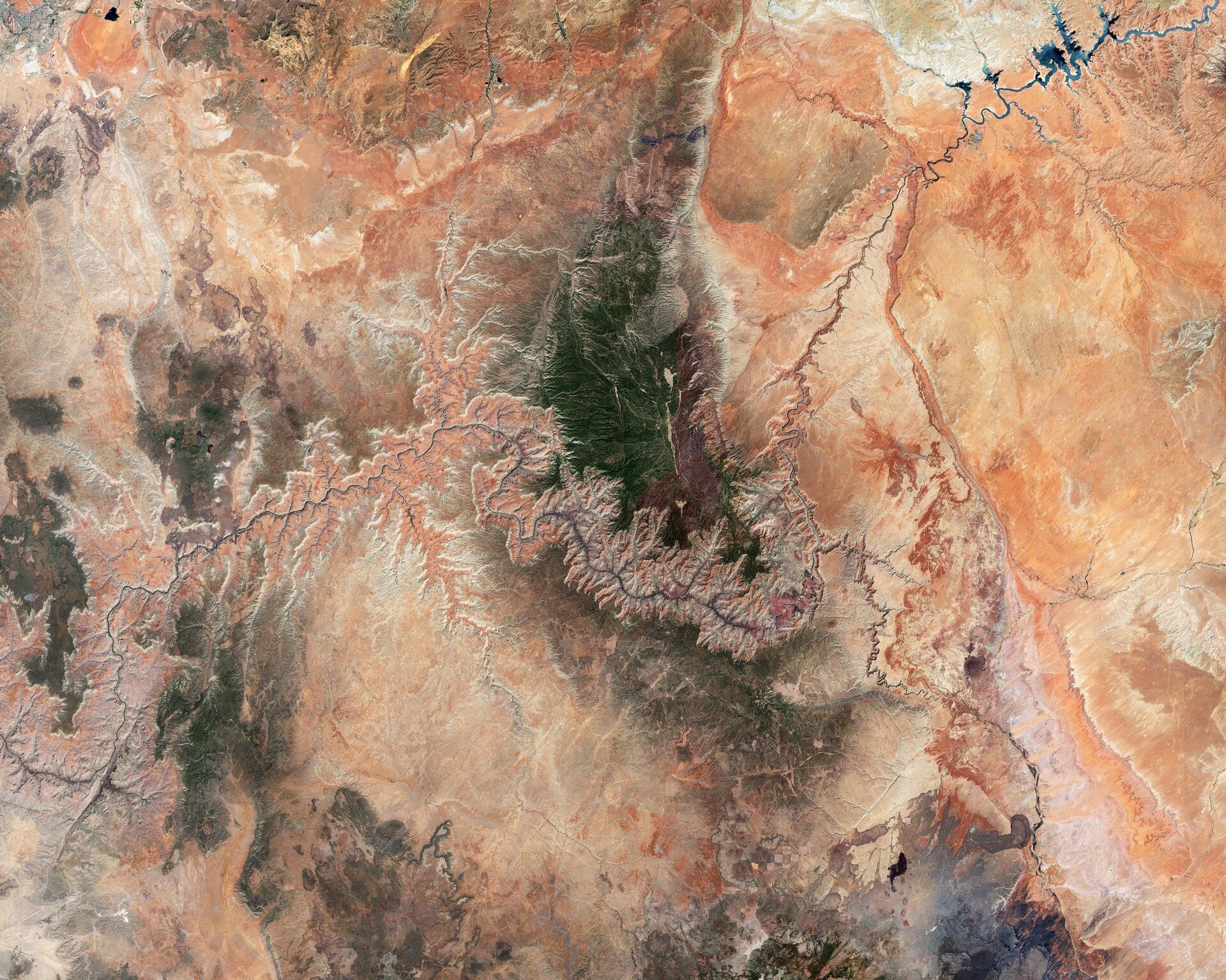 Earth_from_Space_Grand_Canyon_US_pillars Earth from Space: Grand Canyon, US