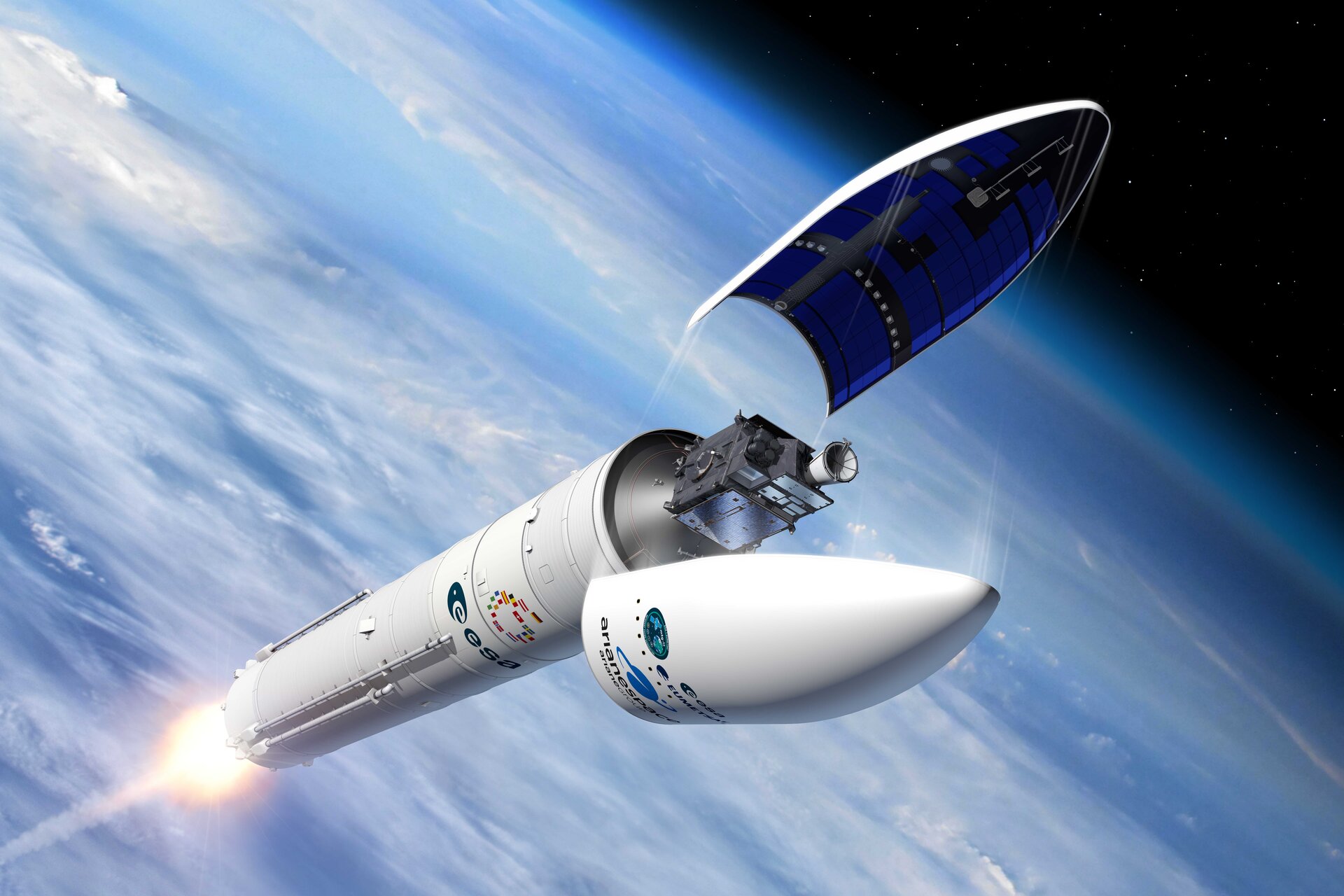 MTG-I2_fairing_jettison_pillars Watch live: MTG-I2 set for liftoff