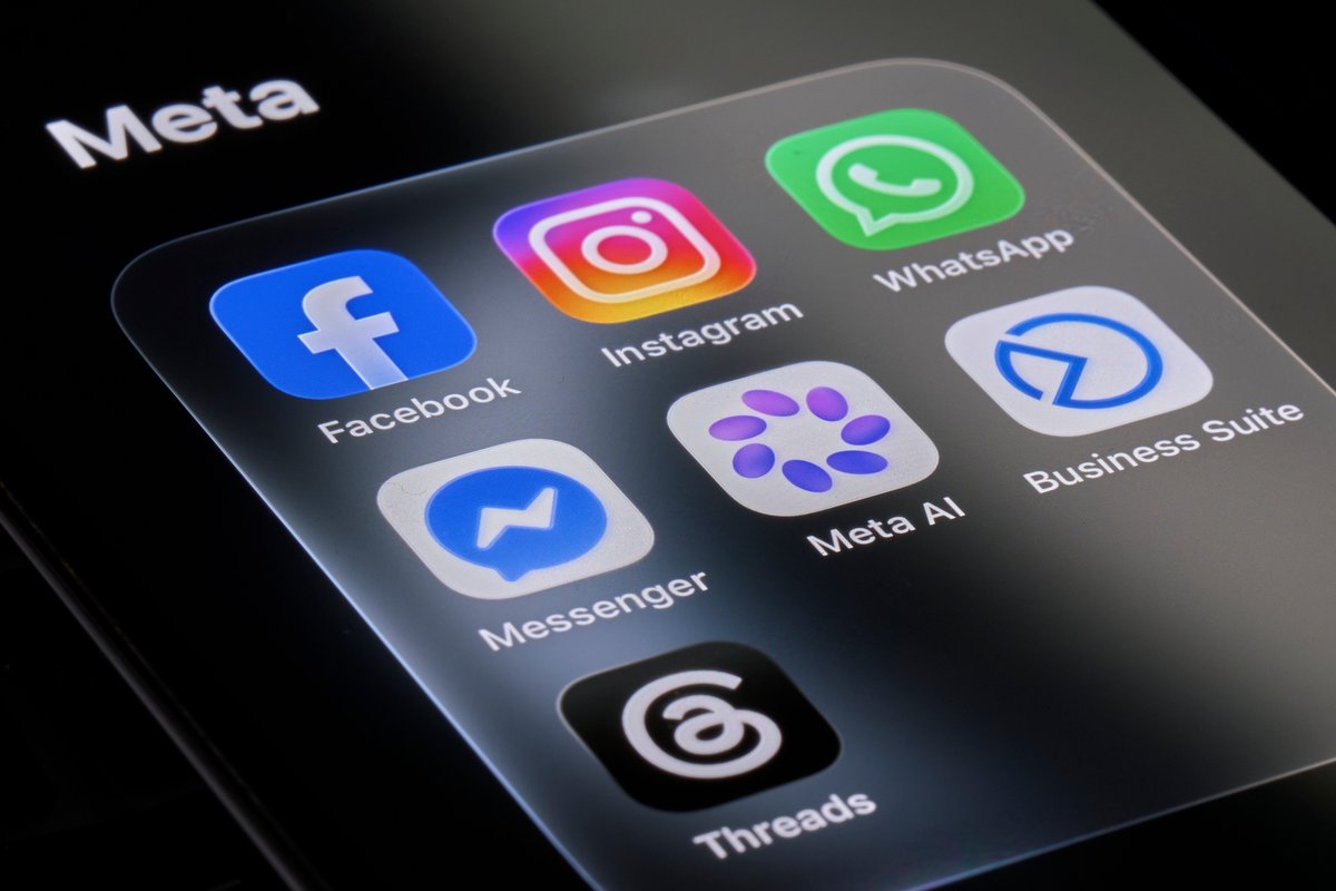 meta-apps The Meta folder containing the Facebook, Instagram, WhatsApp, Messenger, Meta AI, Business Suite ...