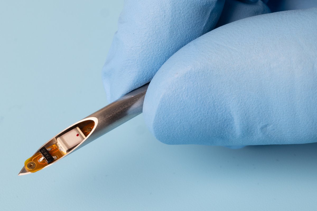 SWANS-injectable-device One of the devices making up the Smart Wireless Autonomous Networking System (SWANS) sitting insi...