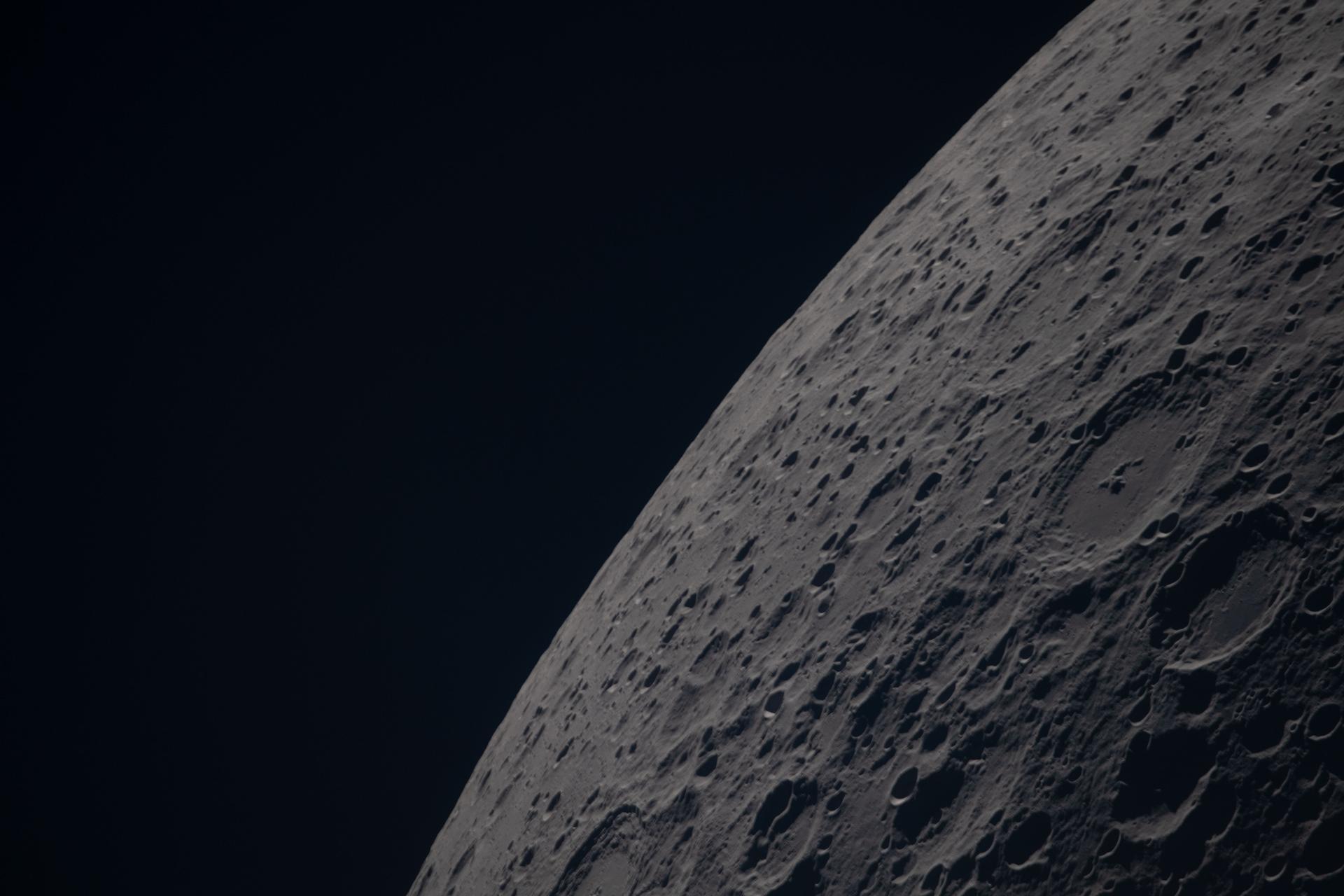 art002e012702large (April 6, 2026) – Poynting crater and Keeler crater are visible side by side in the lower right...