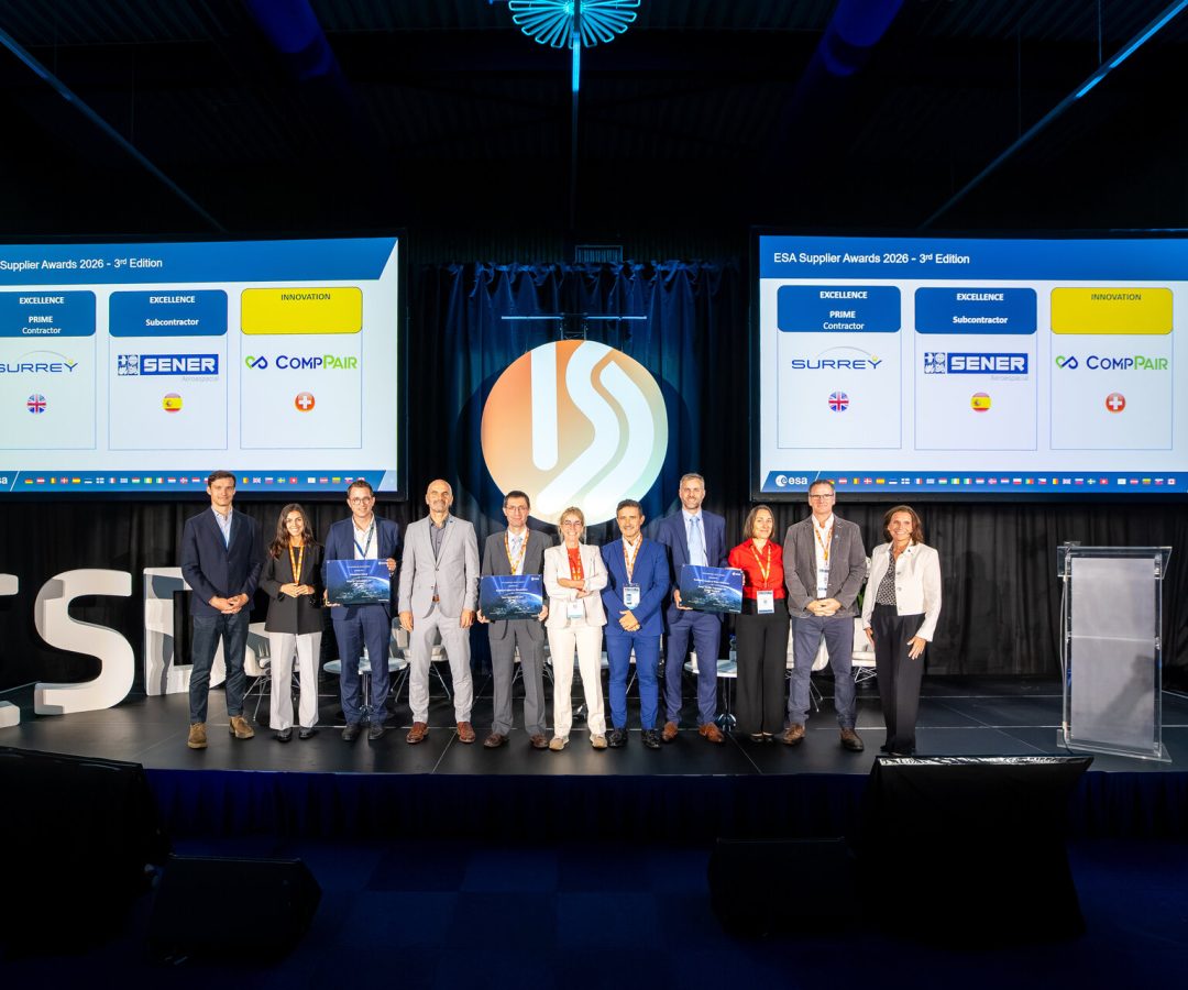 Three space companies win ESA awards for excellence and innovation
