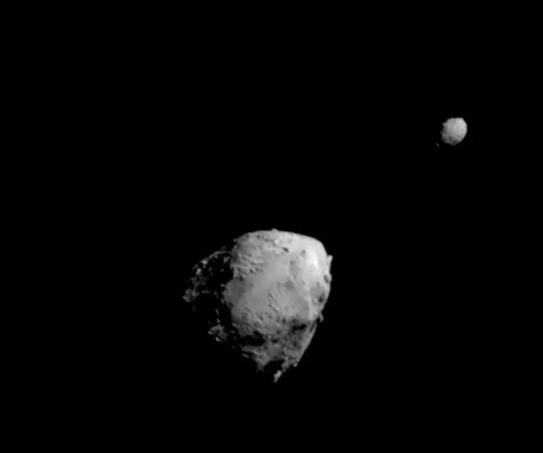 The asteroid binary, Didymos and Dimorphos. NASA