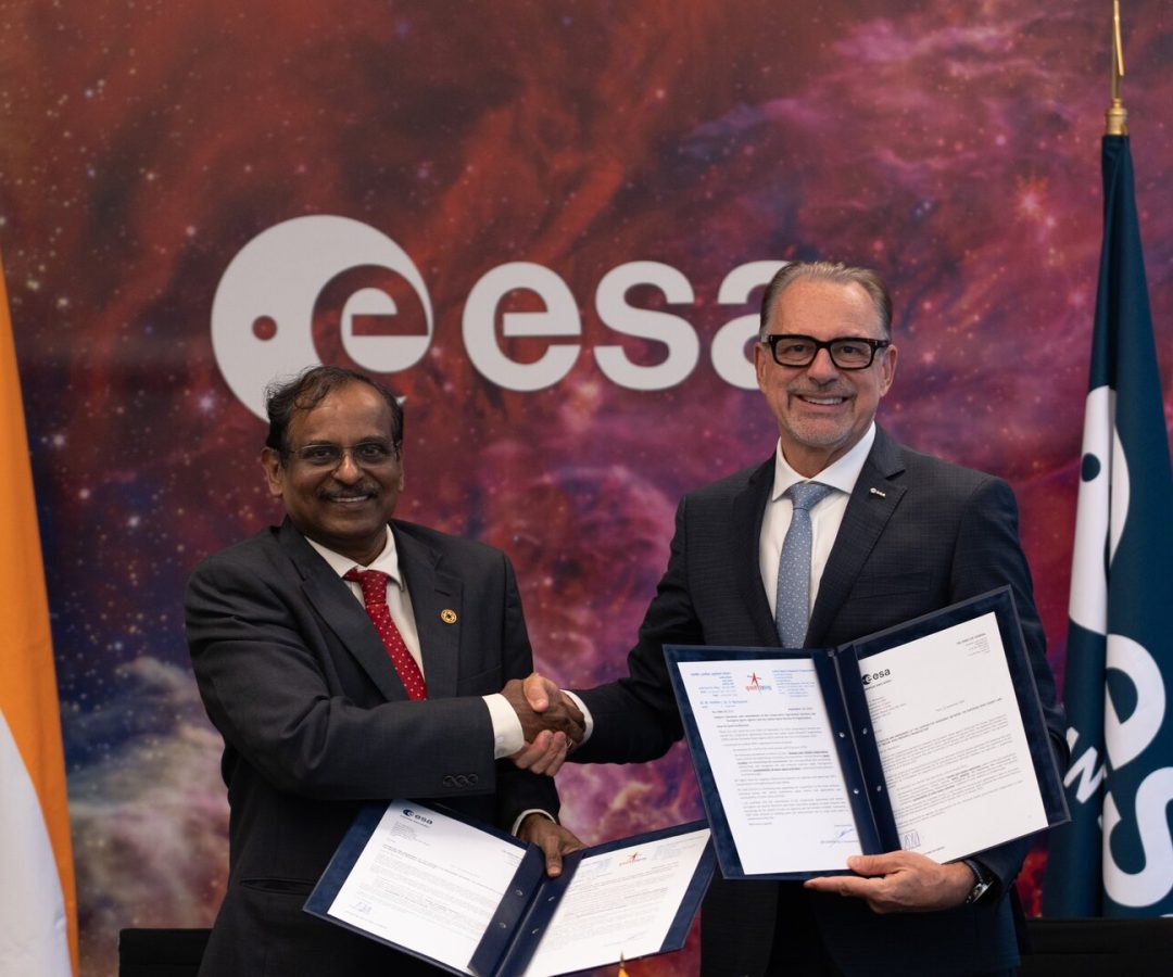 ESA and ISRO extend and broaden cooperation agreement