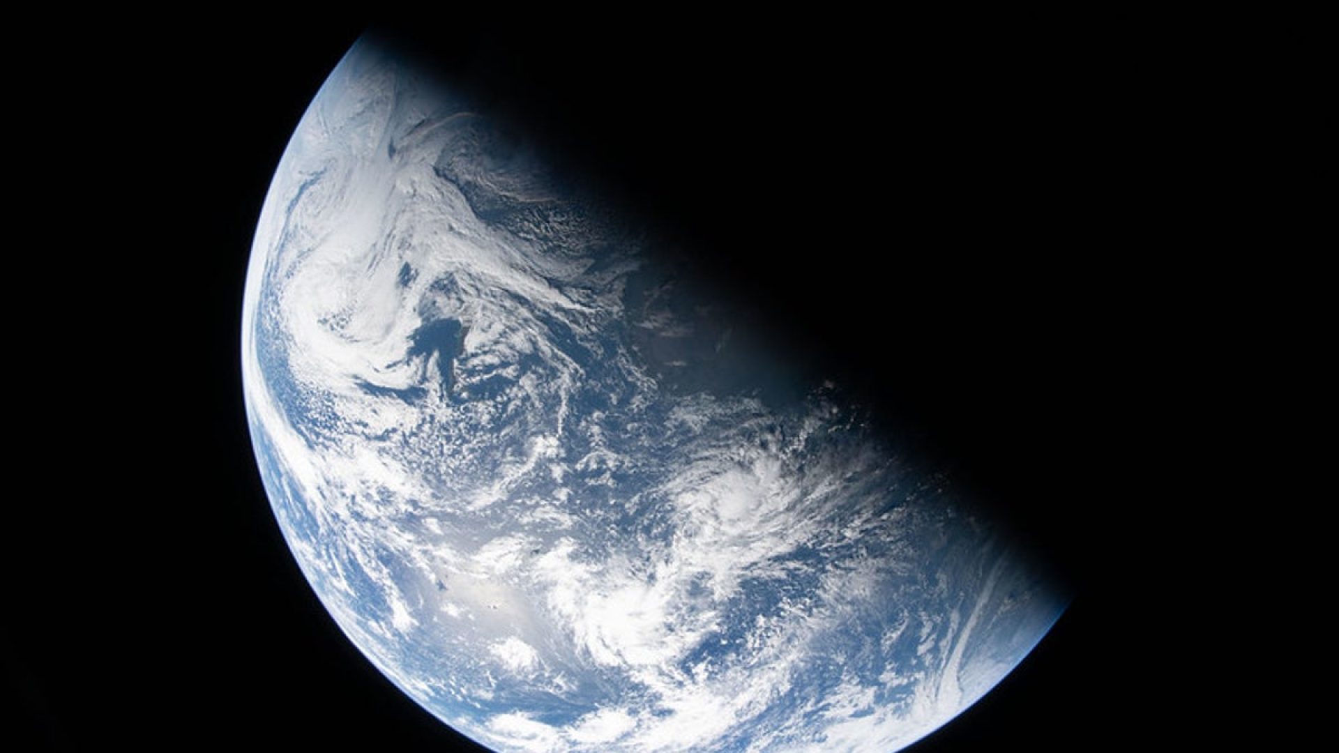 A view of Earth taken by NASA astronaut and Artemis II commander Reid Wiseman from the Orion spac...
