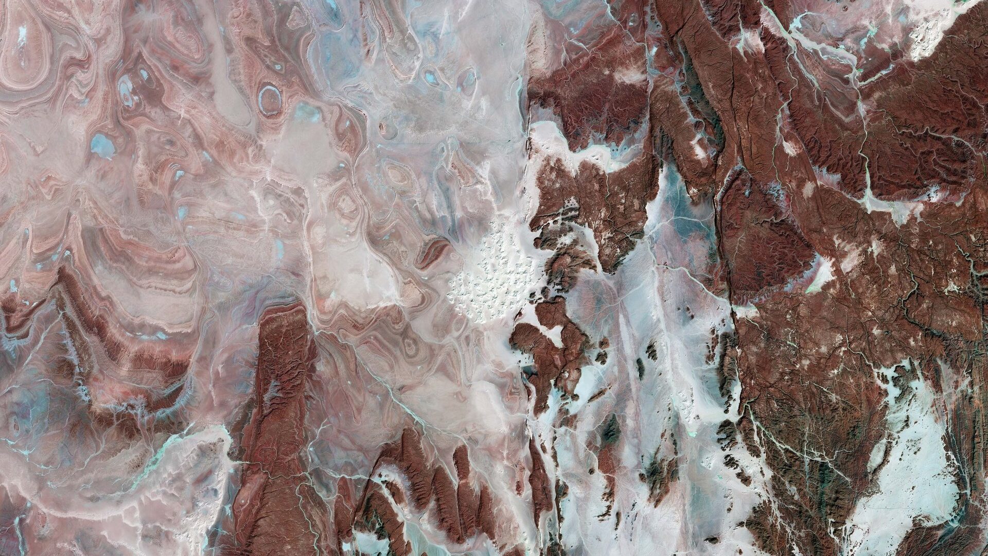 Earth from Space: Algerian arid landscape