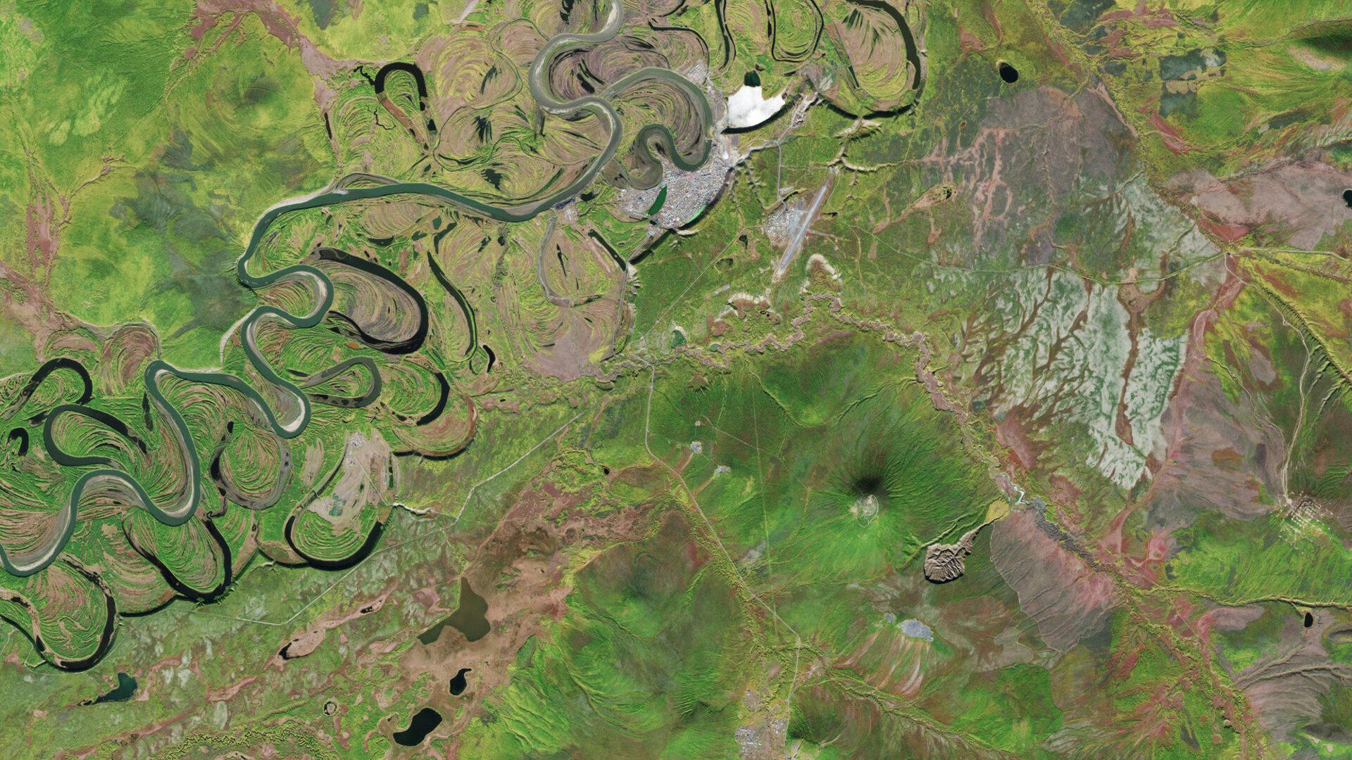 Earth from Space: Batagaika Crater