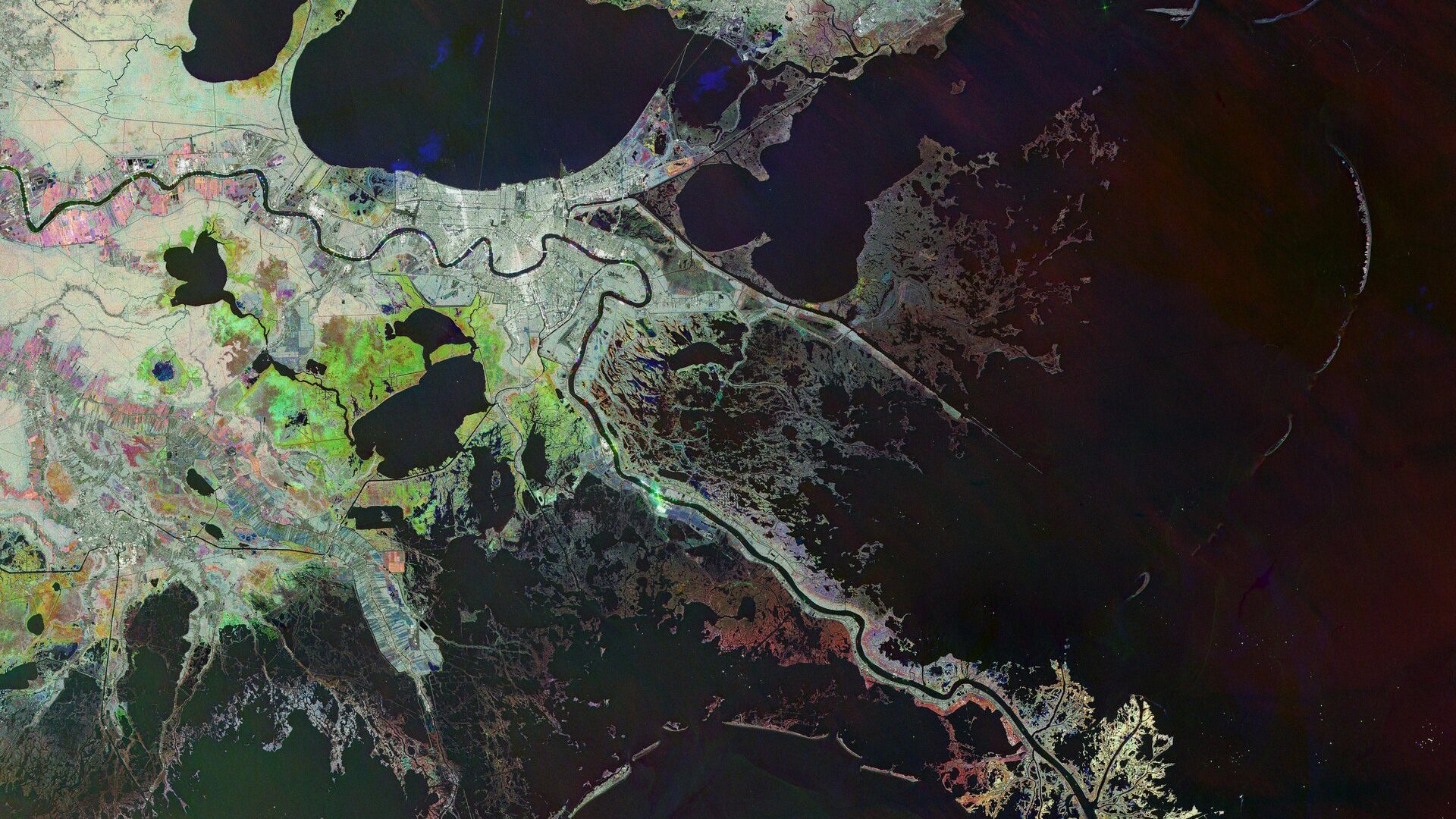 Earth from Space: New Orleans and the mighty Mississippi