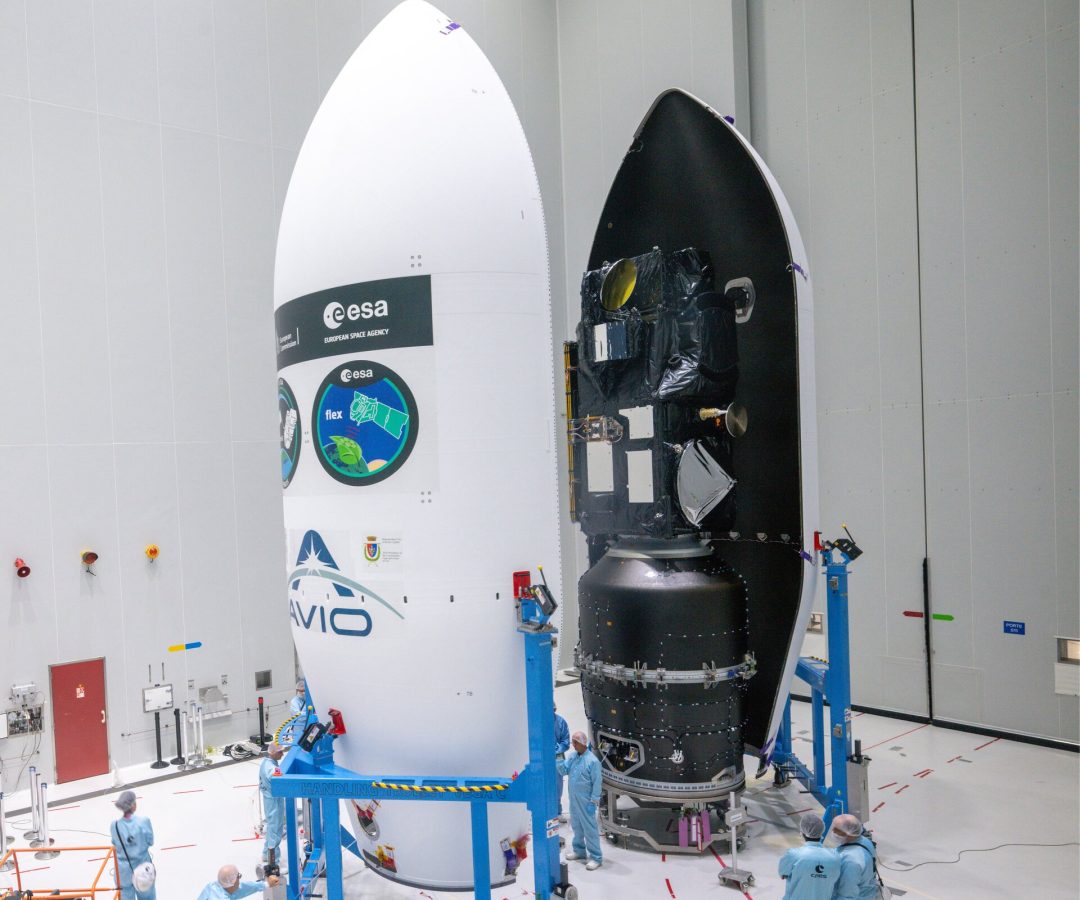 FLEX and Sentinel-3C sealed within Vega-C fairing