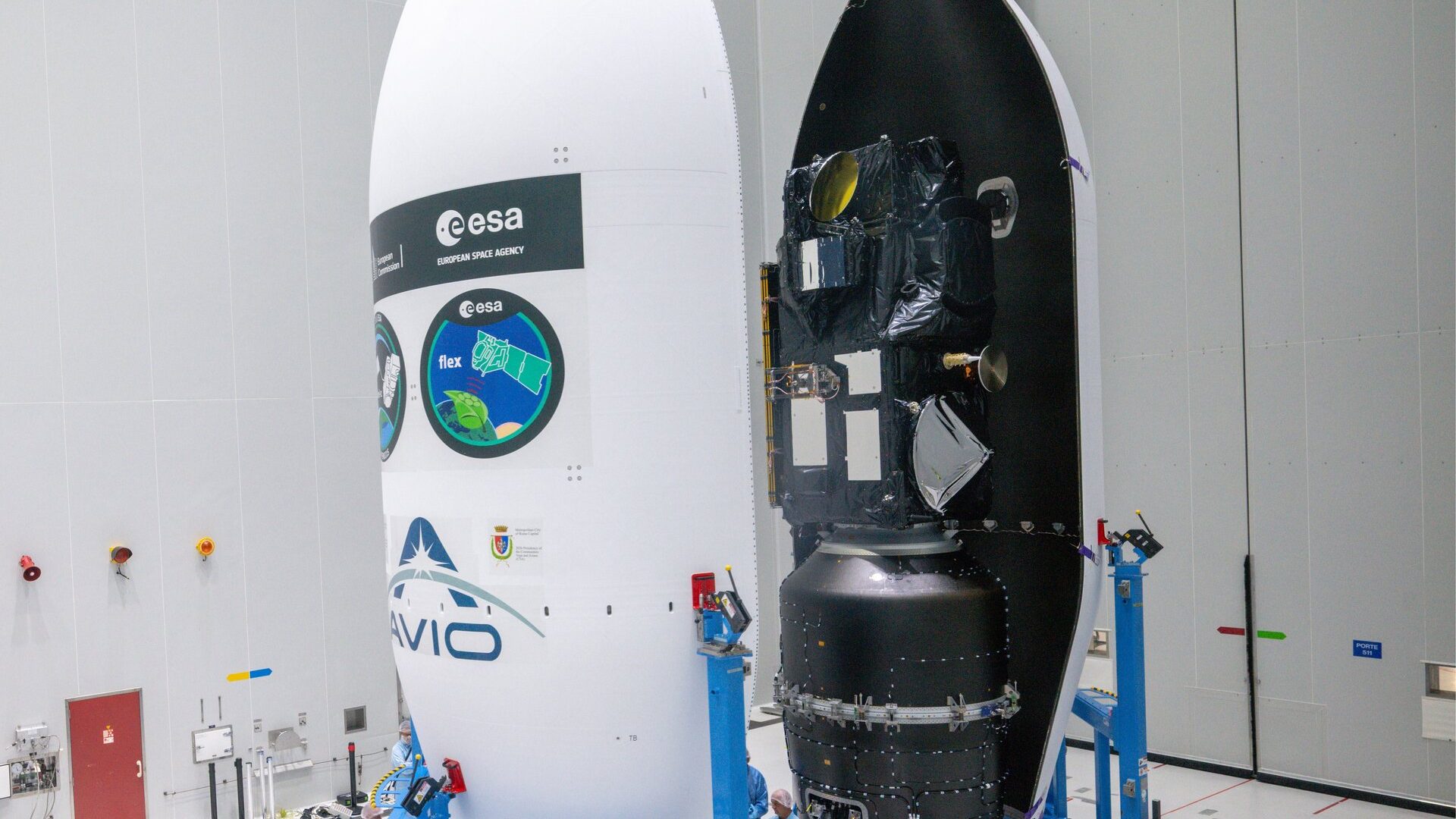 FLEX and Sentinel-3C sealed within Vega-C fairing