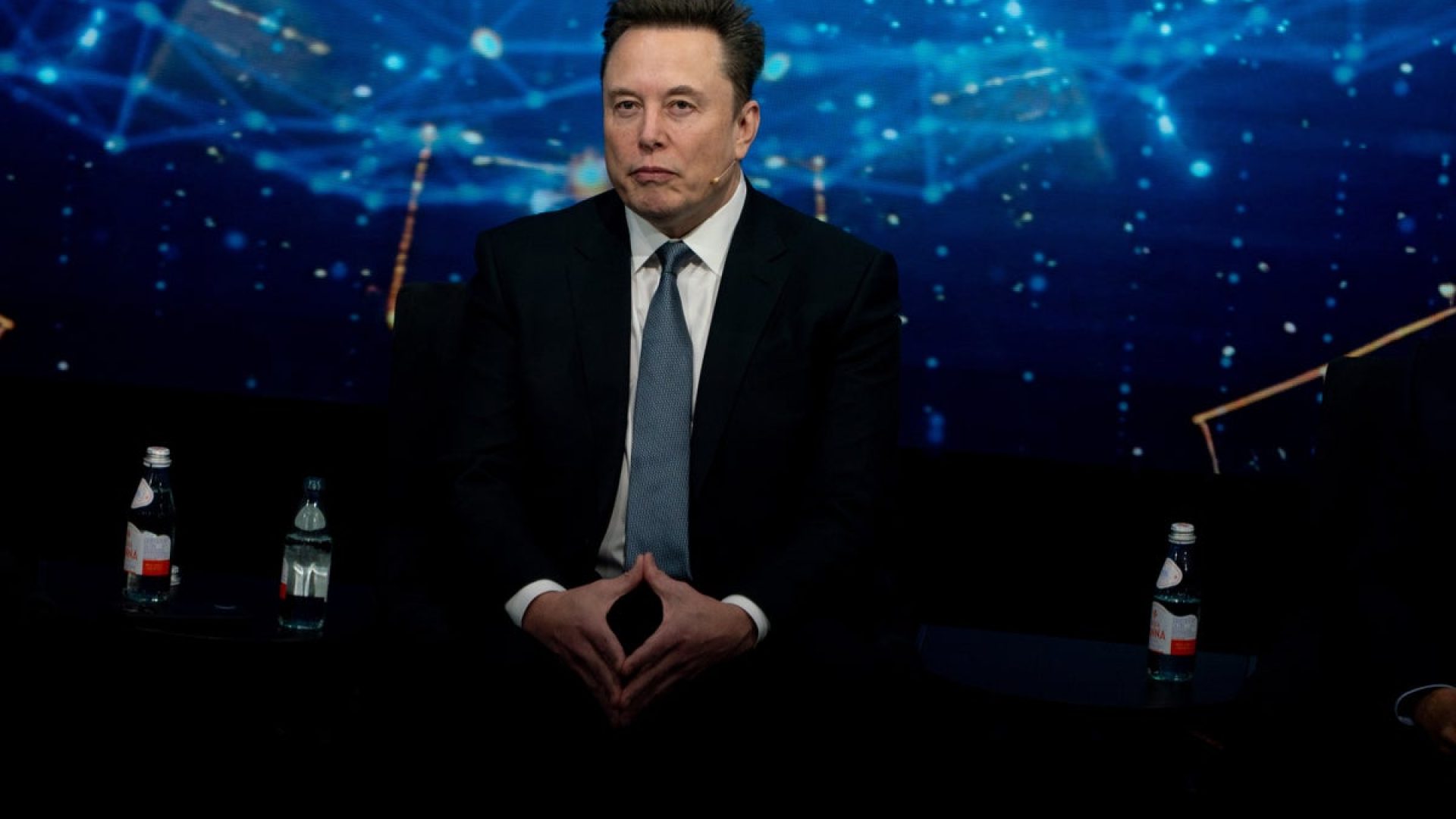 Elon Musk, CEO of SpaceX, during the US-Saudi Investment Forum at the Kennedy Center in Washingto...