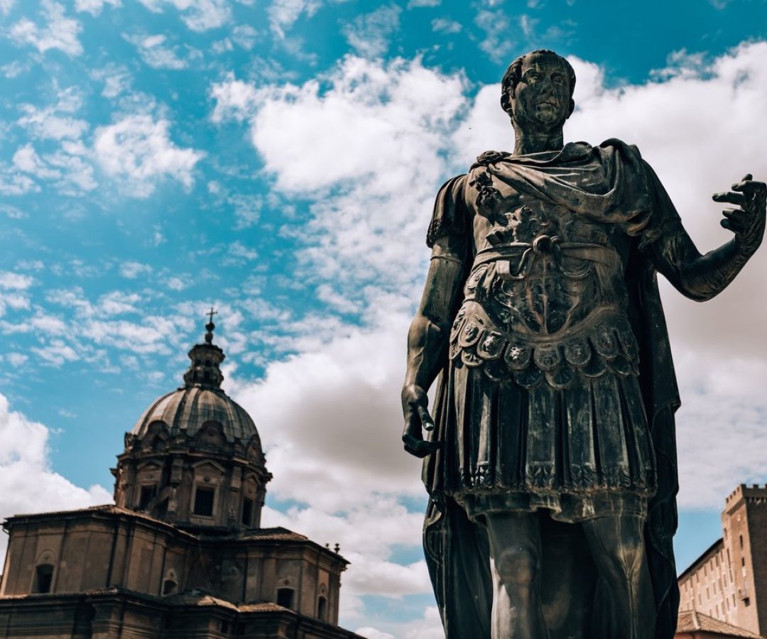 Roman dictator Julius Caesar defeated Gaul to bring enormous wealth and territory under Roman con...