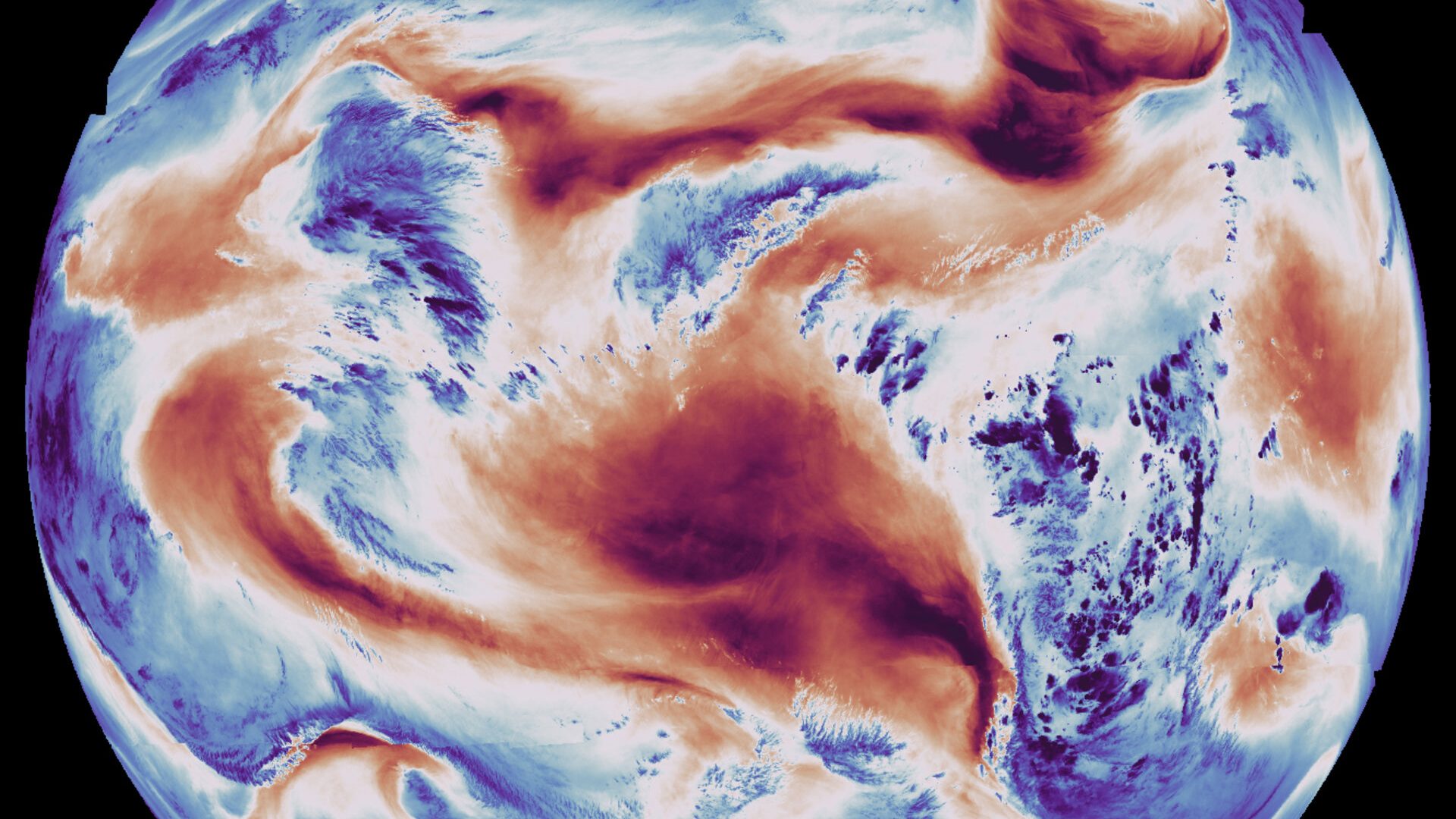 Global air humidity by MTG-Sounder