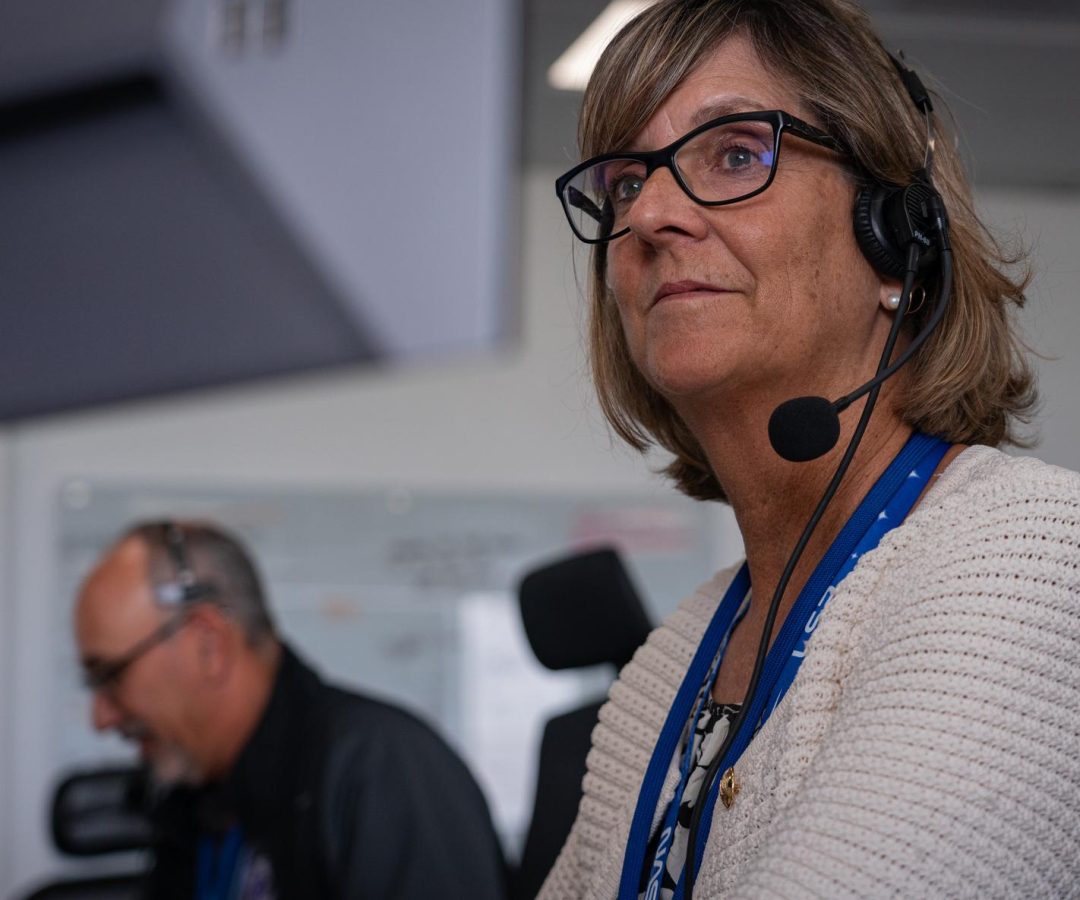Image shows Jenny Lyon, acting program manager for NASA's Launch Services Program based at NASA K...