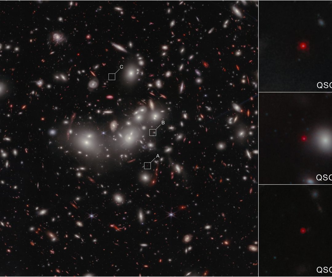 Webb reveals black hole that formed before its galaxy