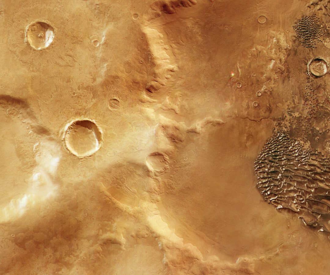 Metallic waves on ancient Mars