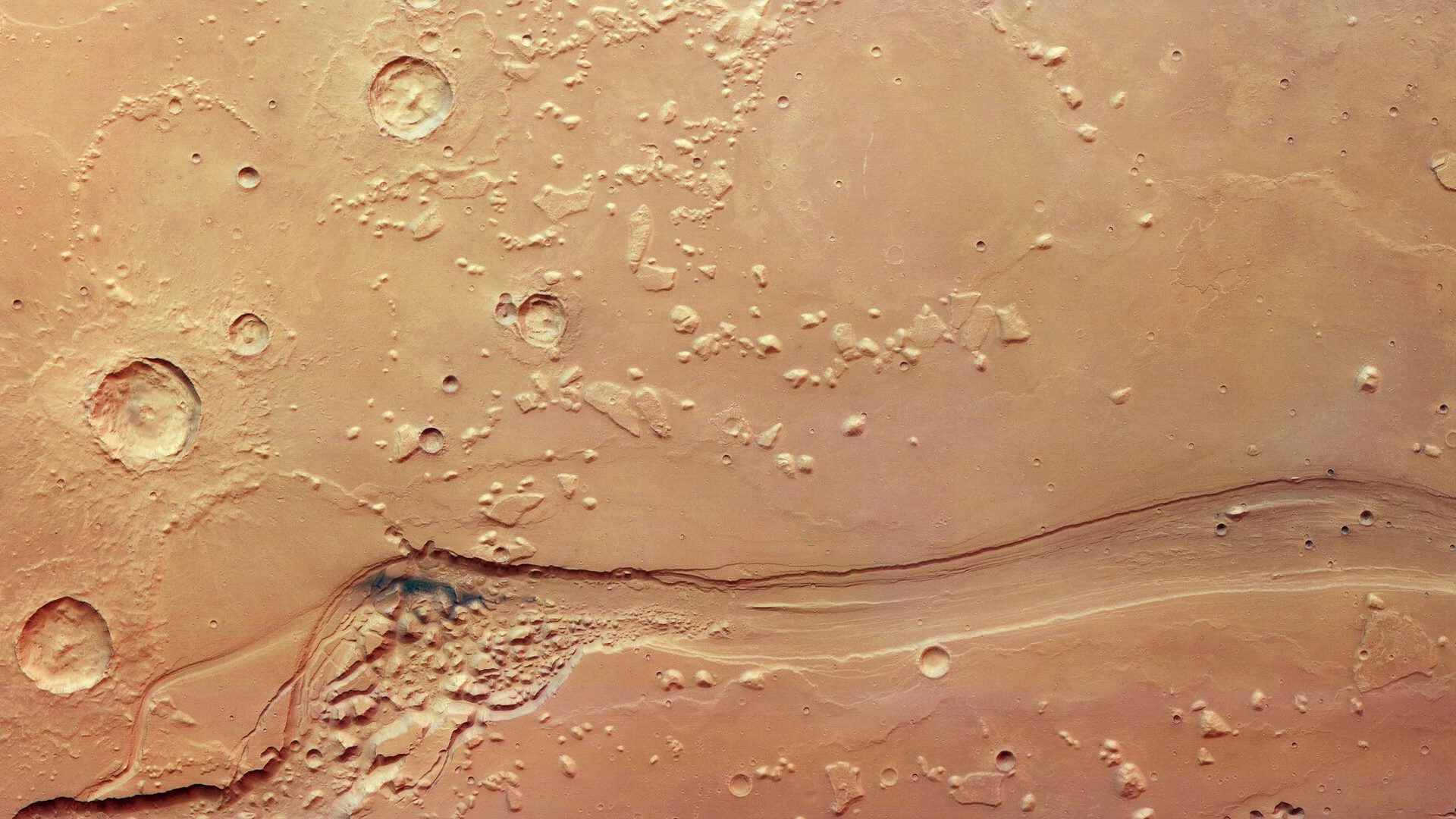 Waterworn chaos on Mars