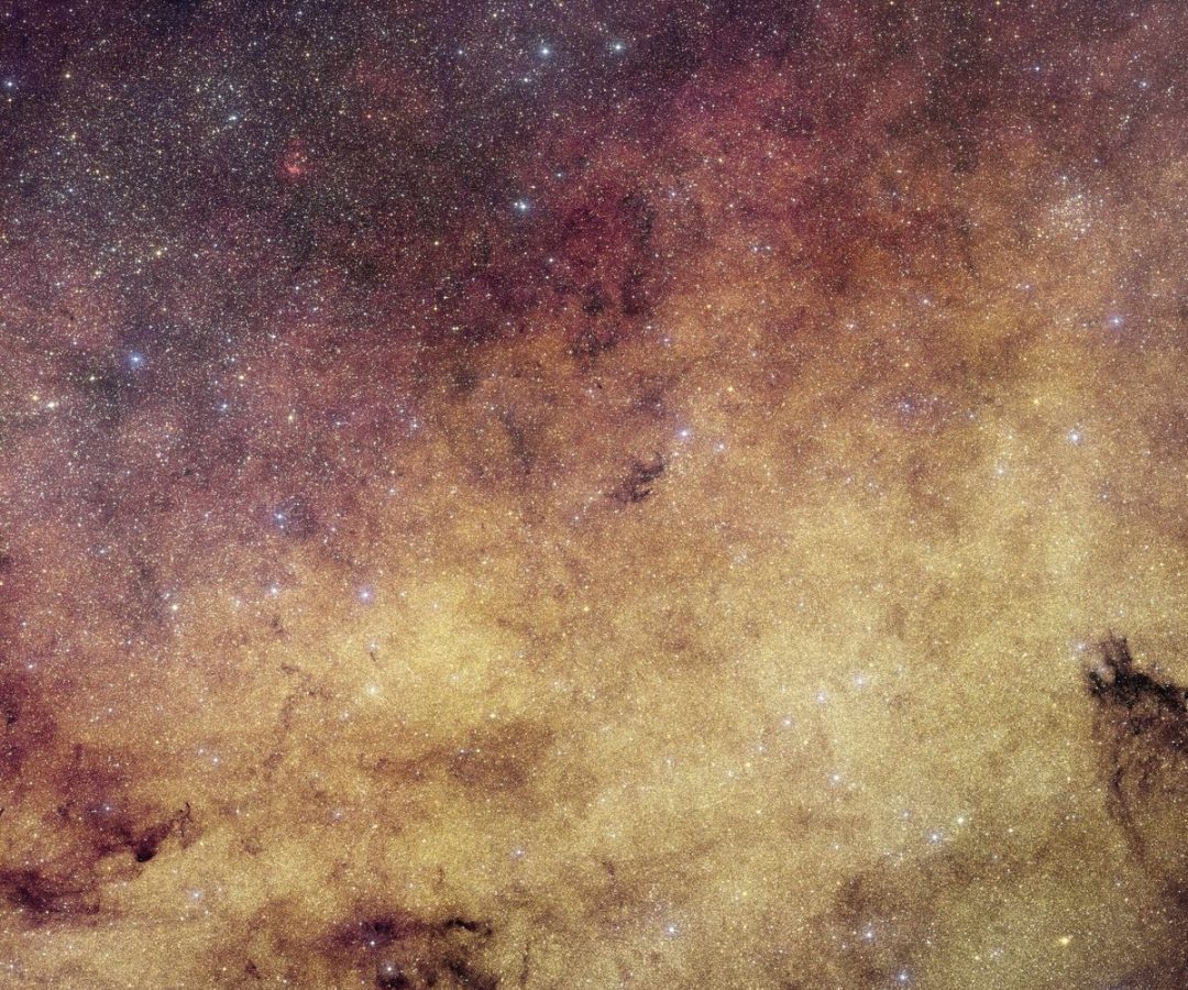 This image by ESA’s (European Space Agency) Euclid (with color added using ground-based images)...