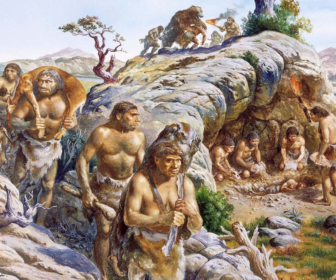 An artist’s impression of Neanderthal lifeCHRISTIAN JEGOU/SCIENCE PHOTO LIBRARY