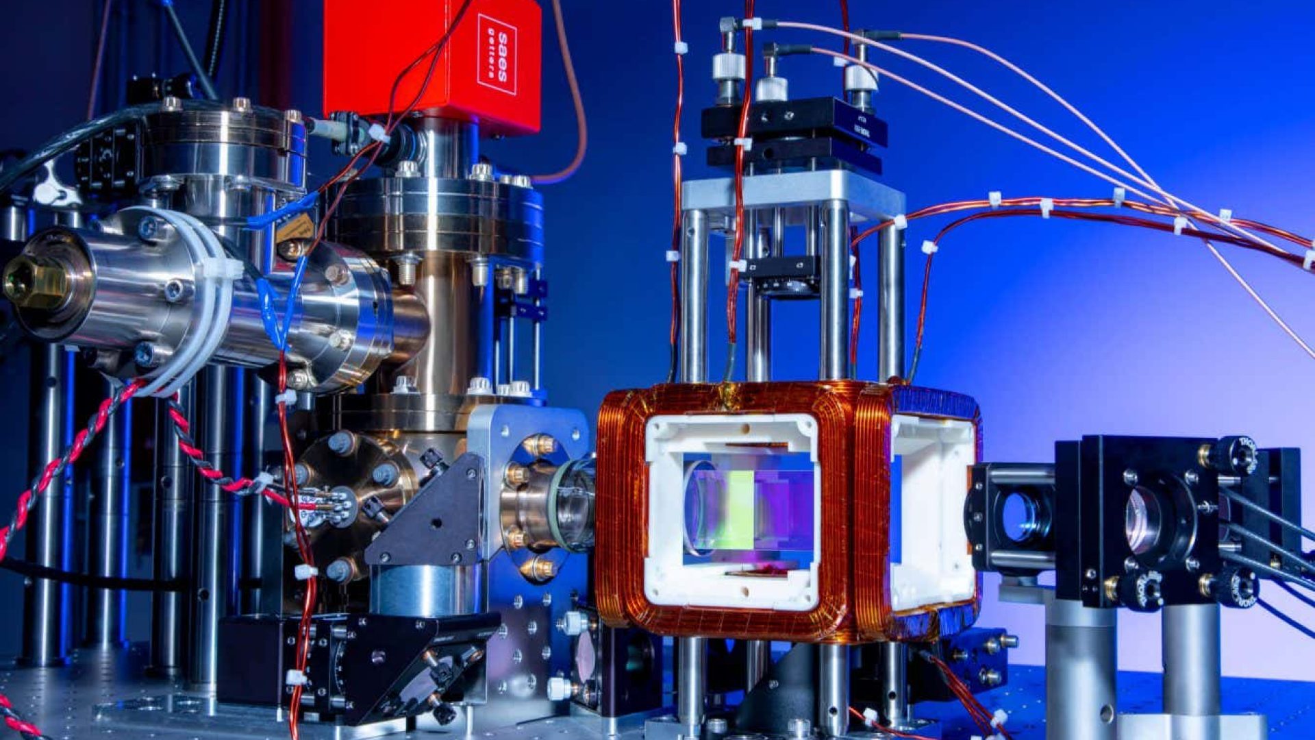 Detail of a QuEra quantum computer based on extremely cold atomsQuEra