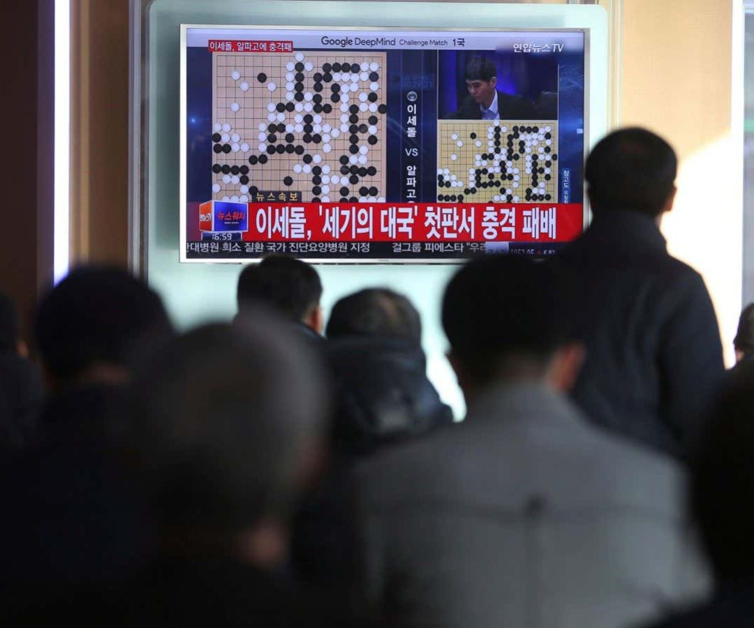 AlphaGo’s victory braodcast on TVIm Hun-jung/Yonhap/AP Photo via Getty Images