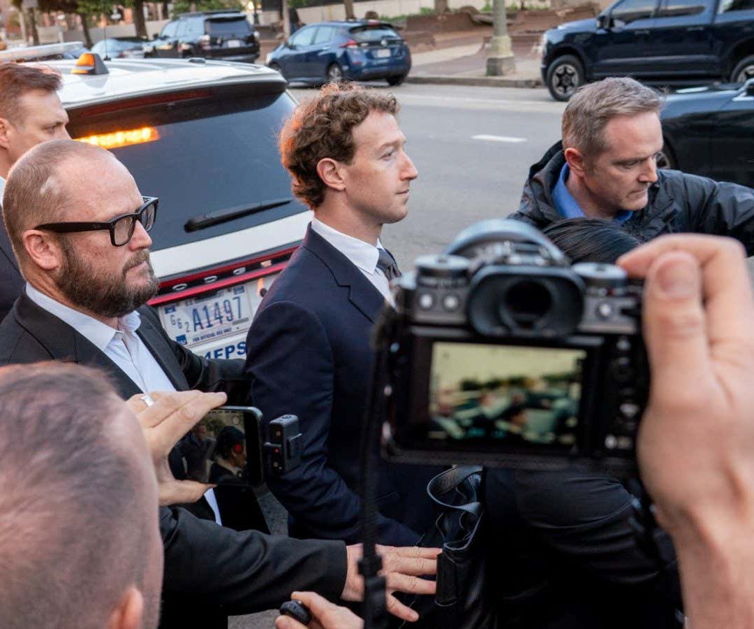 Meta CEO Mark Zuckerberg exiting Los Angeles Superior Court in CaliforniaKyle Grillot/Bloomberg v...
