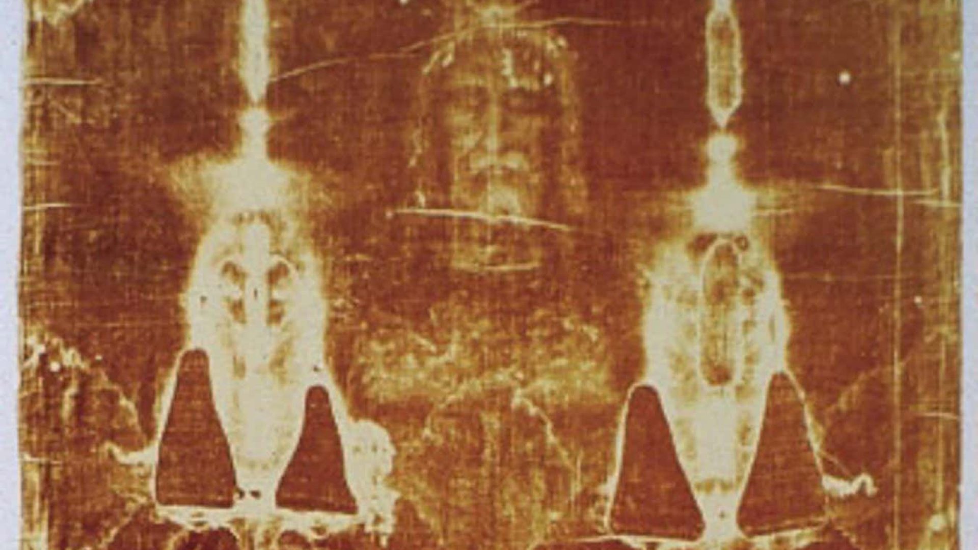 The Turin Shroud bears an image of a man said to resemble Jesus Christpublic domain/Art Collectio...