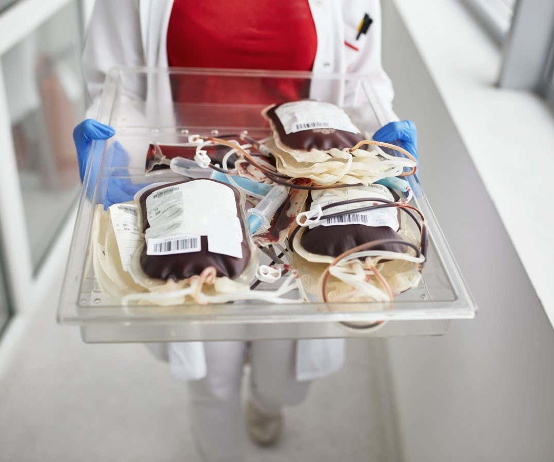 Donated blood usually comes from anonymous volunteers, and is screened for safetyGetty Images