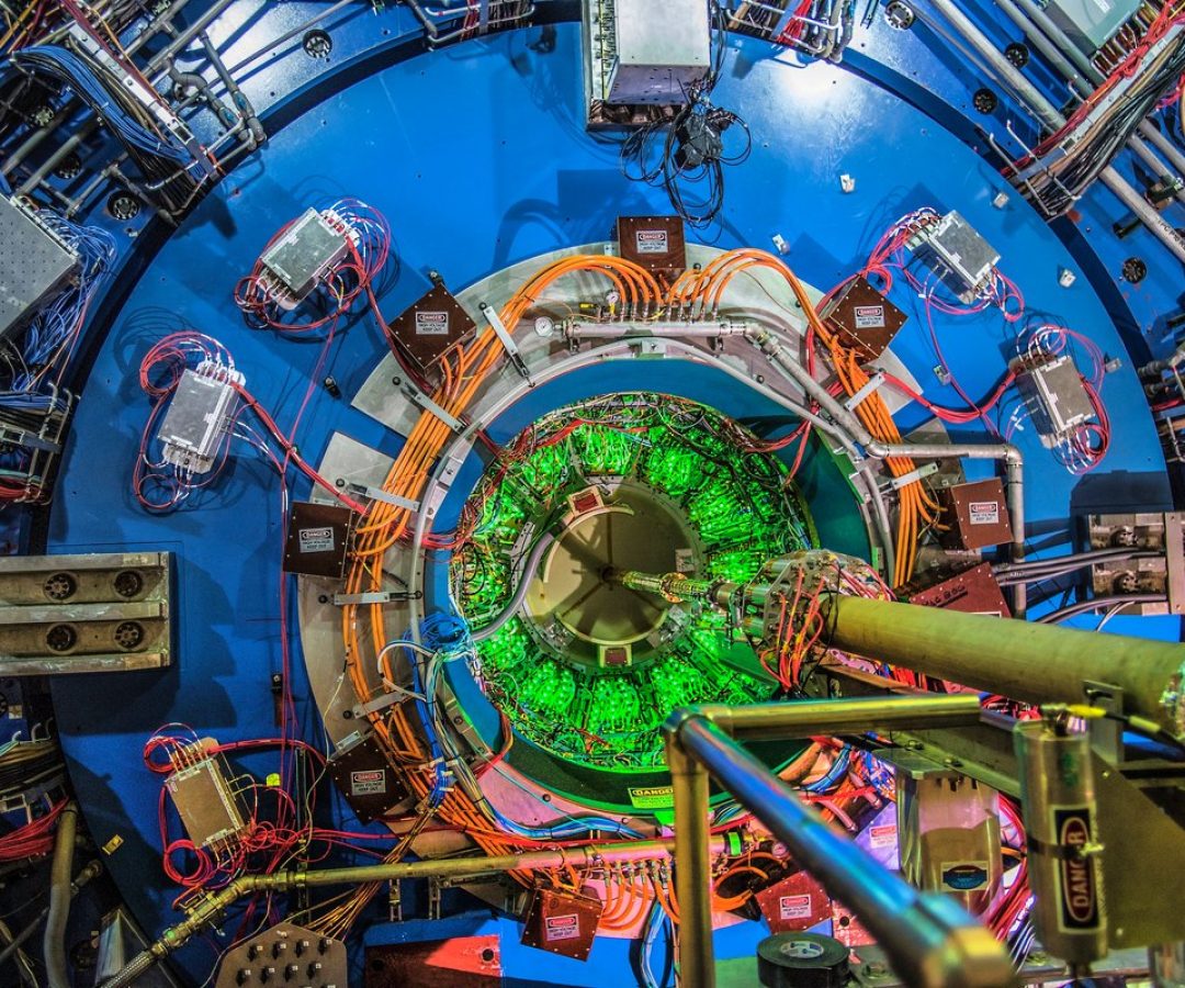 The Solenoid Tracker at RHIC, or STAR, experiment at Brookhaven National Laboratory recreates the...