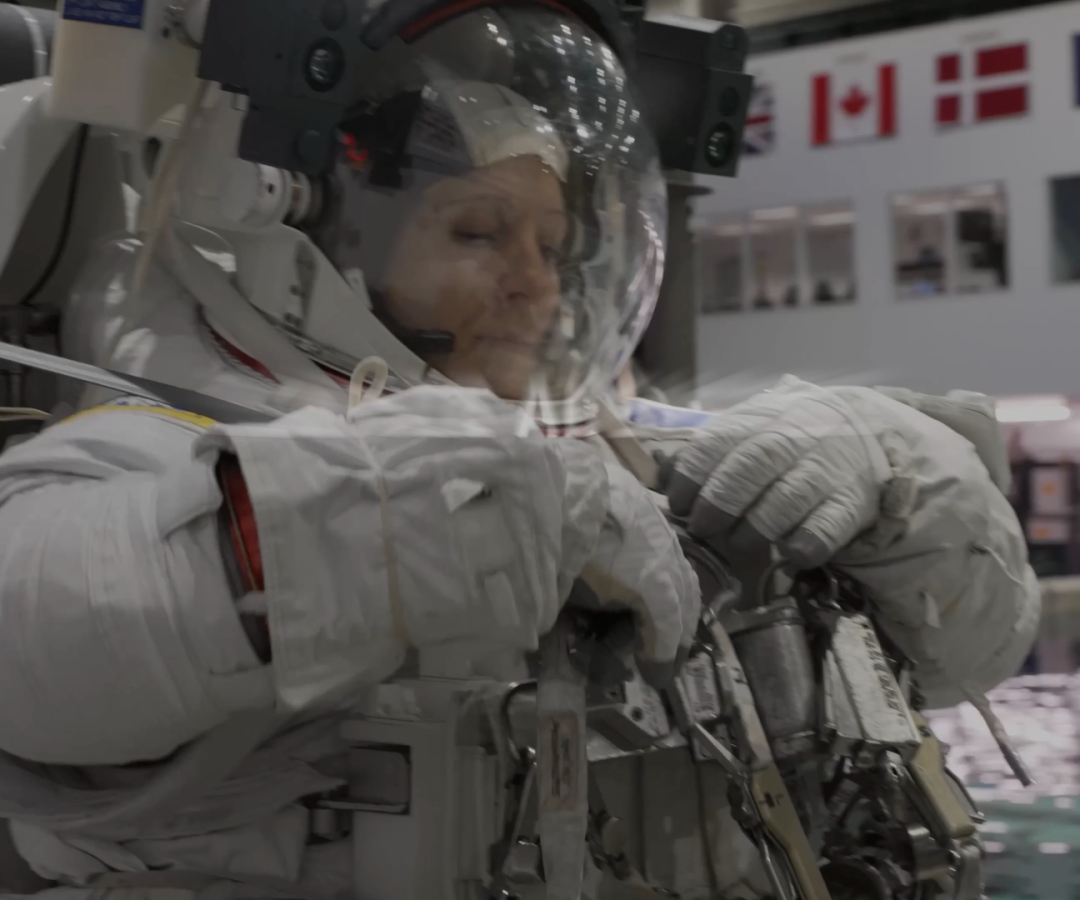 Sophie Adenot’s first spacewalk