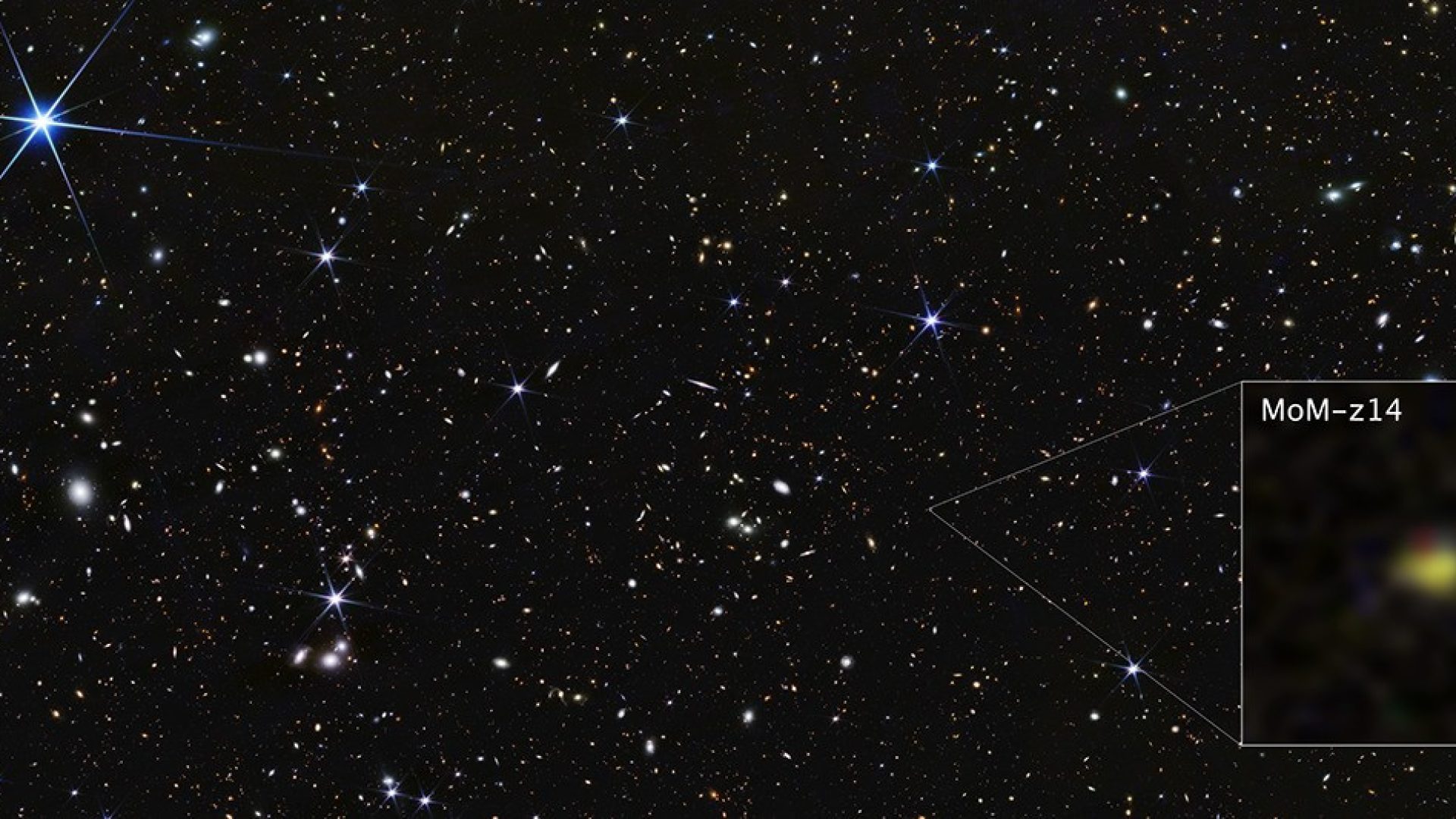 Credits: Image: NASA, ESA, CSA, STScI, Rohan Naidu (MIT); Image Processing: Joseph DePasquale (ST...