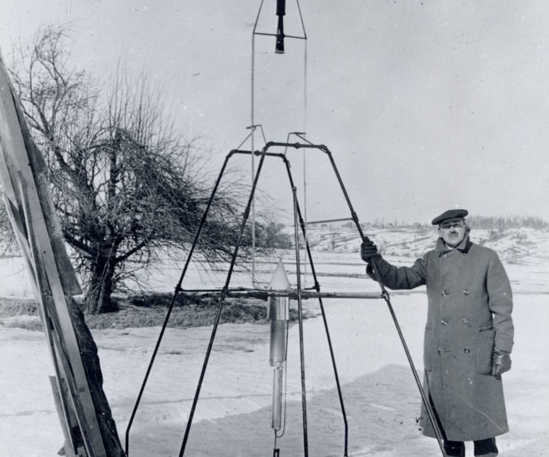 Photo Credit: Esther Goddard, from the Clark University archive.