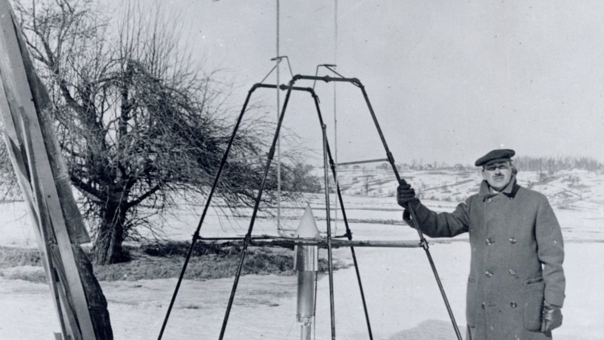 Photo Credit: Esther Goddard, from the Clark University archive.